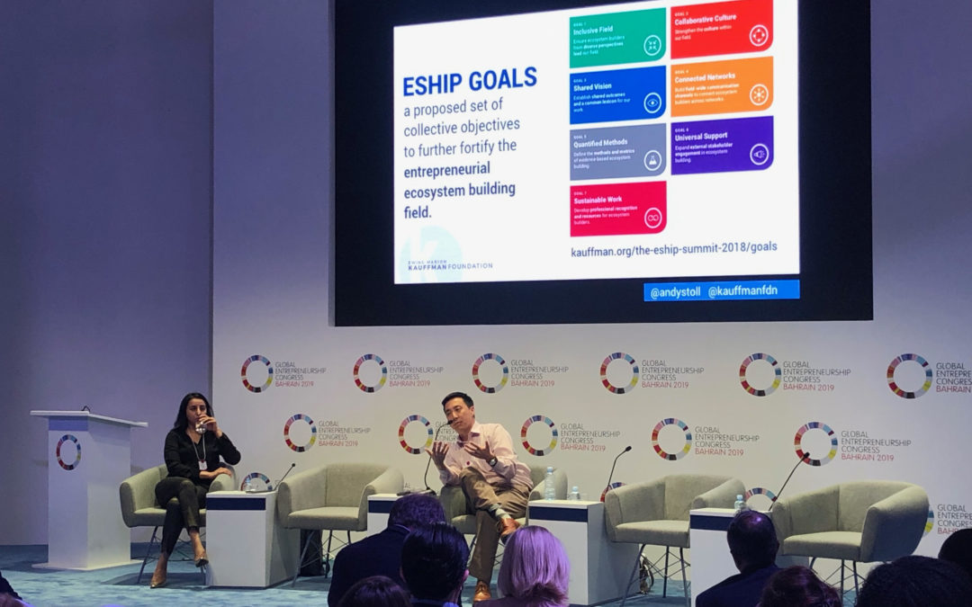 7 goals, 30 initiatives for entrepreneur ecosystems – preparing for the Kauffman Foundation’s ESHIP Summit 2019