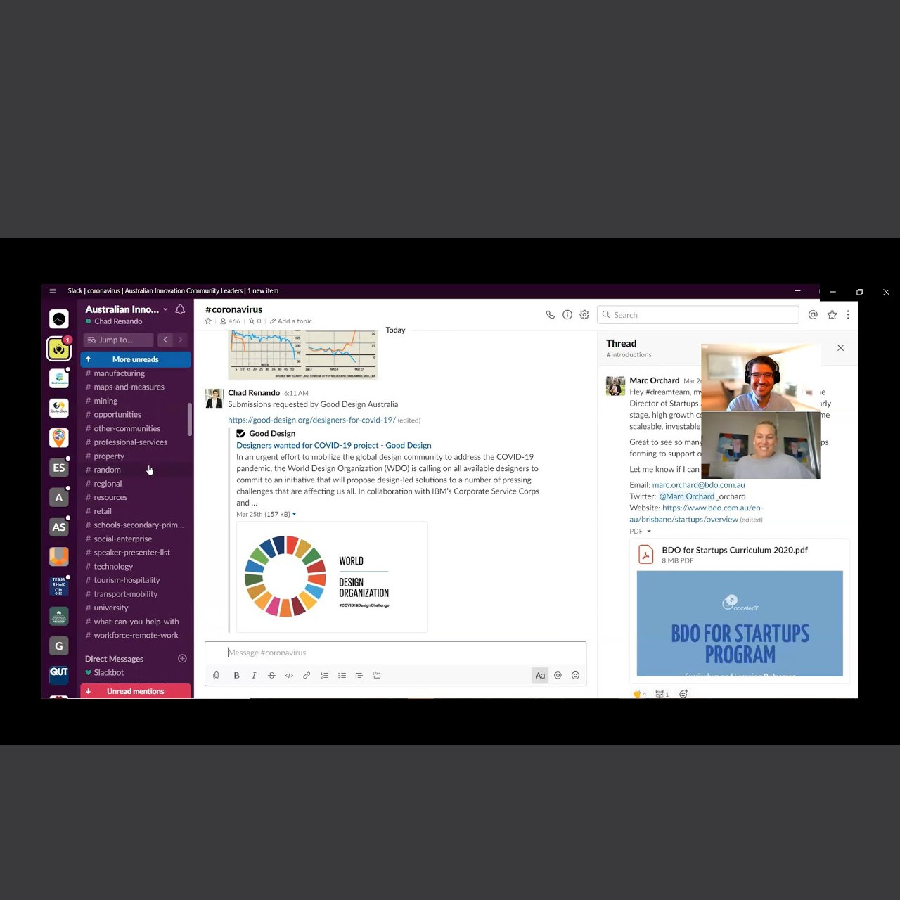 Introduction and walkthrough of the Australian Innovation Community
